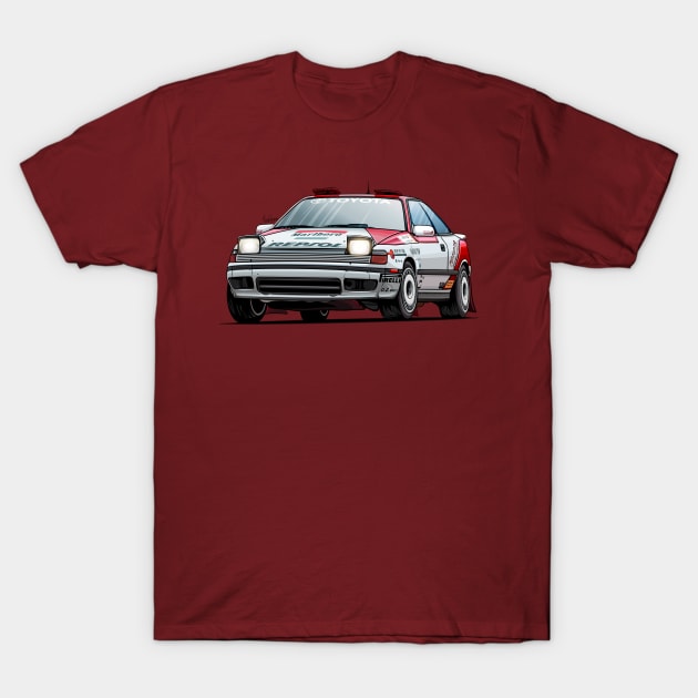 Toyota Celica ST165 GT Four WRC T-Shirt by Mario Ramos Rally Art